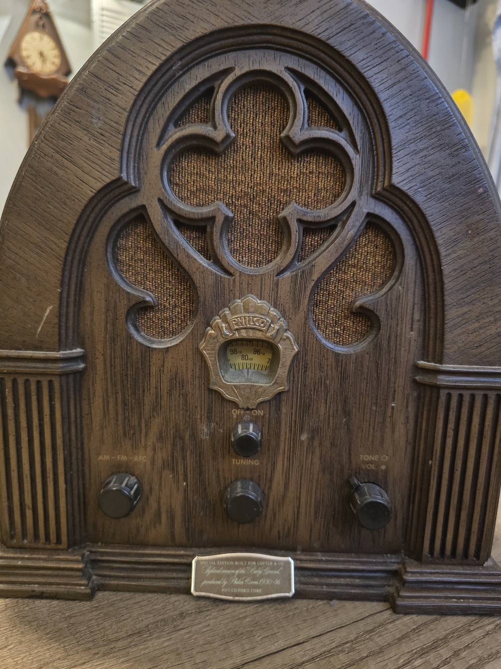 Philco Ford Special Edition- Grand Baby Cathedral Radio